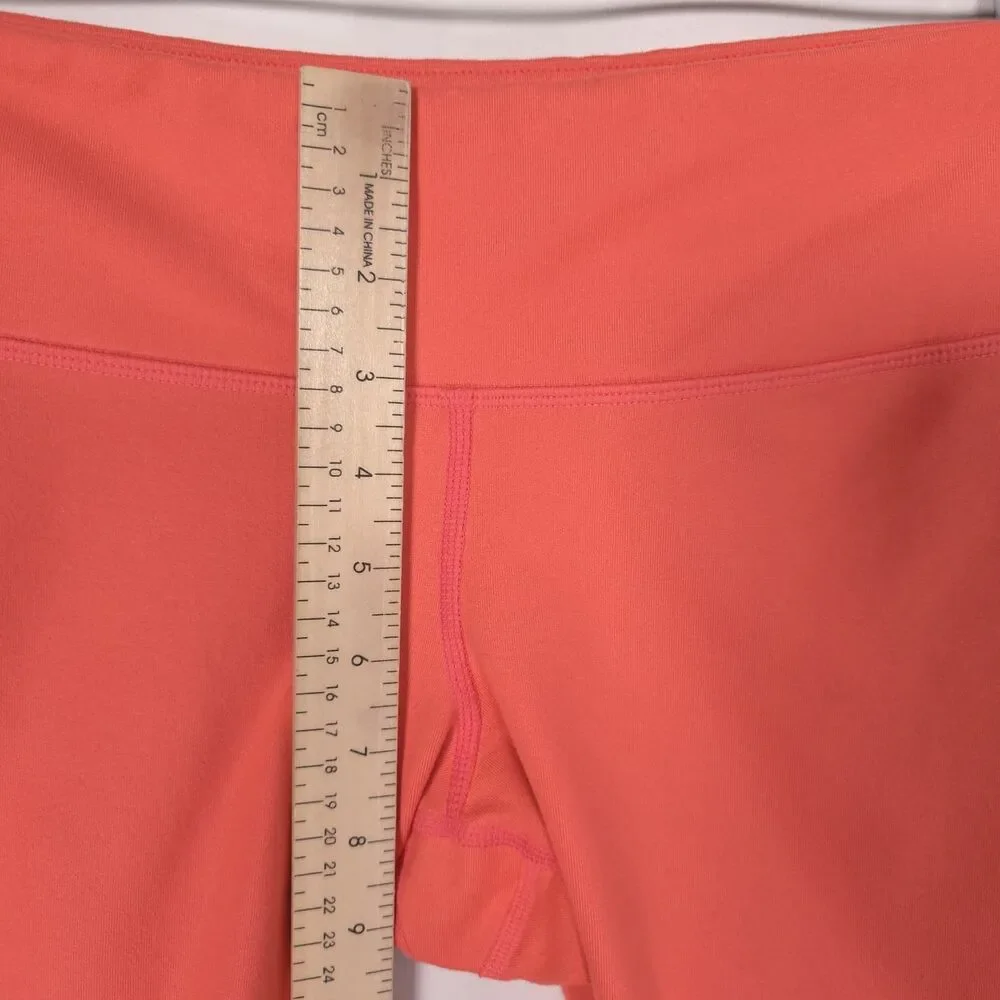 ALO YOGA Women's Leggings MEDIUM Neon Coral Activewear Yoga